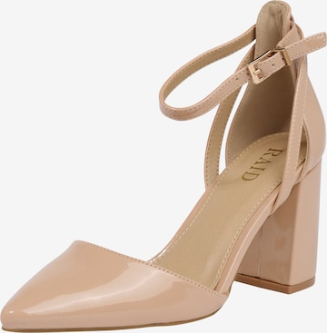 Raid Slingback pumps 'KATY' i beige: framsida