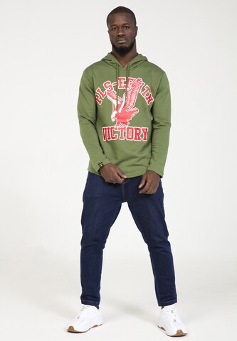 Sweat-shirt PLUS EIGHTEEN en vert