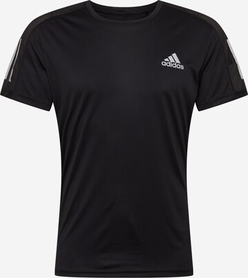 ADIDAS SPORTSWEAR Performance Shirt 'Own the Run' in Black: front