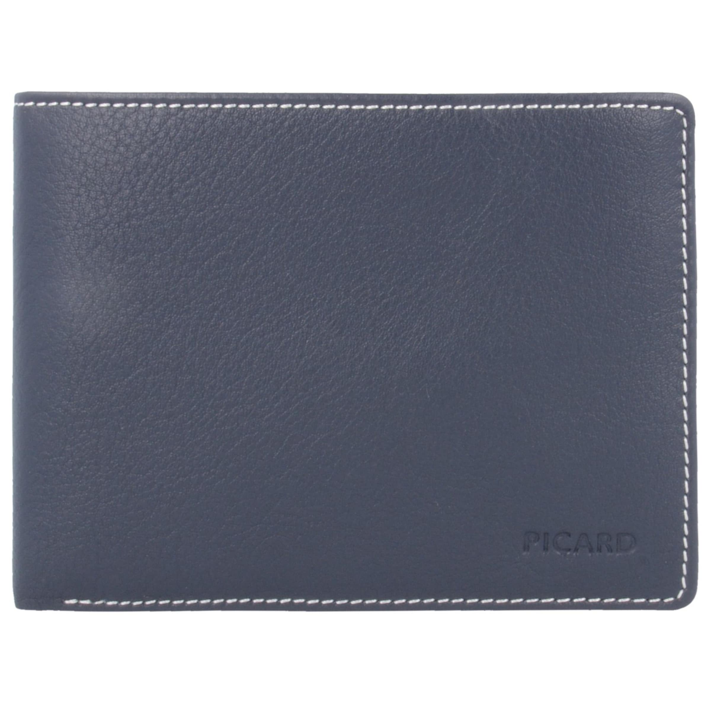 Picard Geldbörse 'Diego' in Blau: Vorderseite