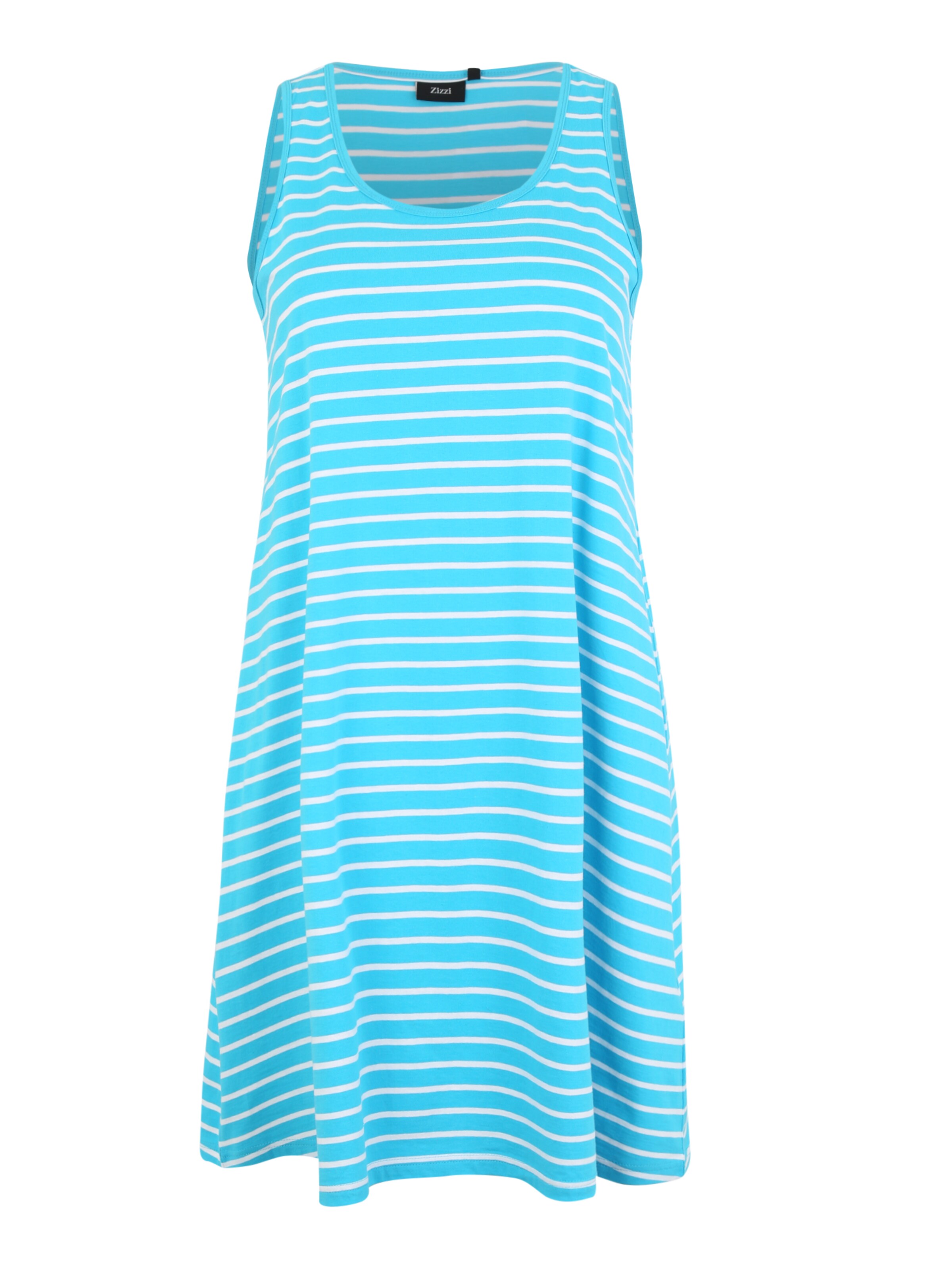 Zizzi - Jurk 'MINA' in de kleur Turquoise