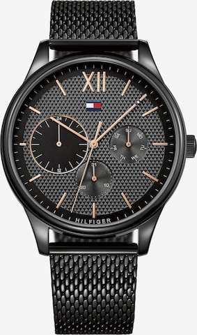 TOMMY HILFIGER Analog watch '791420' in Black: front