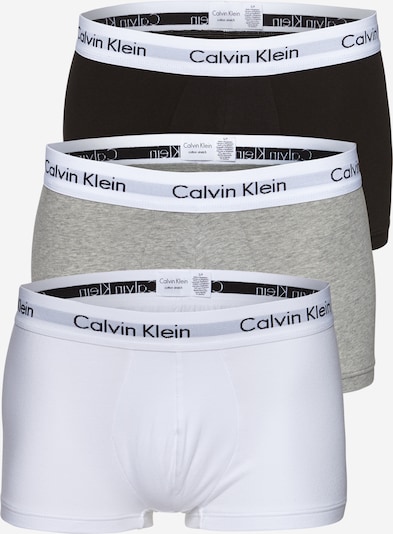 Calvin Klein Underwear Boxers en gris clair / gris chiné / noir / blanc, Vue avec produit