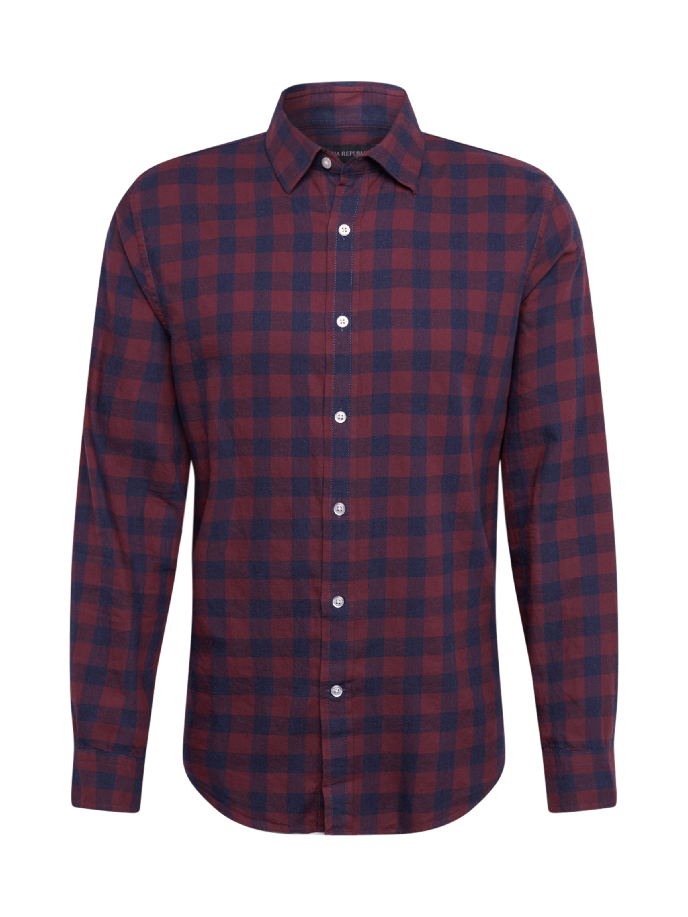 Banana Republic - Overhemd 'SL LS FN CHECK' in de kleur Donkerblauw