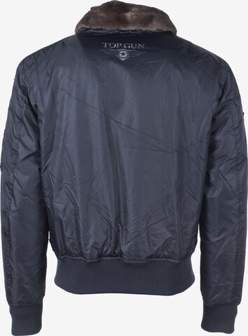 TOP GUN Between-Season Jacket in Blue: front