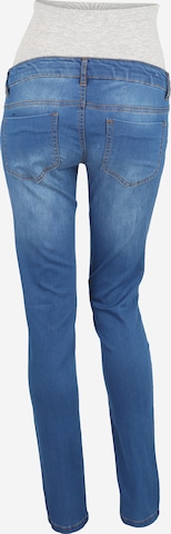 MAMALICIOUS Slimfit Jeans 'FIFTY' in Blauw