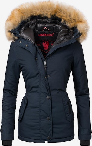 NAVAHOO Winter Jacket 'Laura' in Blue: front