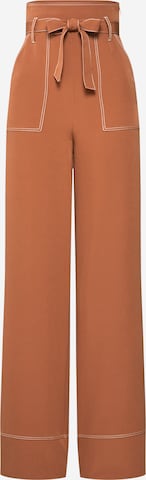 Wide Leg Pantalon 'Clarissa' LeGer by Lena Gercke en marron : devant