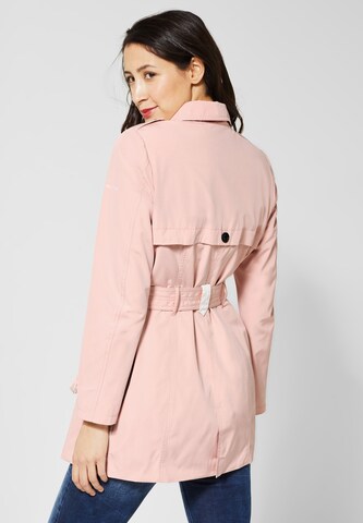 STREET ONE Between-Seasons Coat in Pink