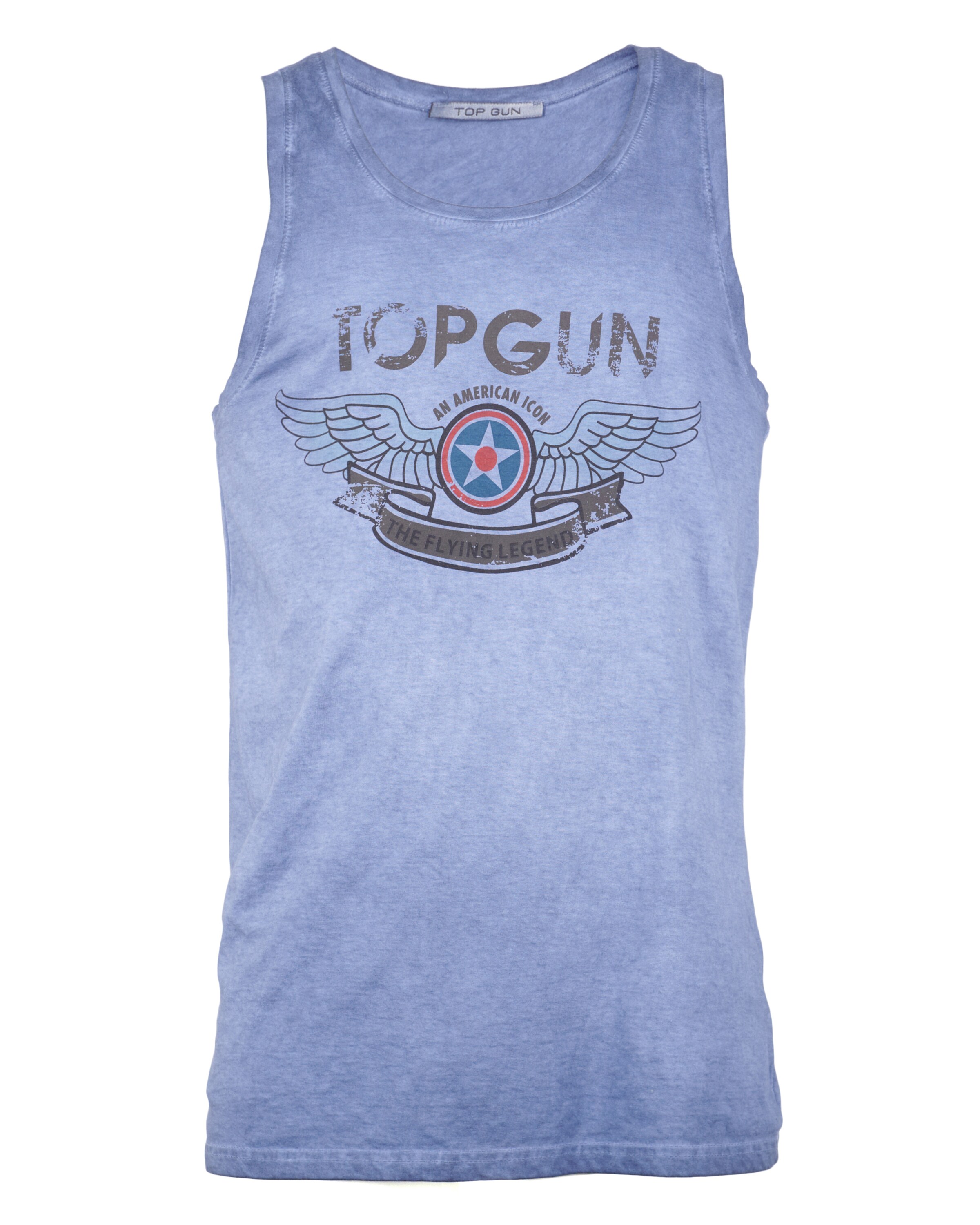 TOP GUN Top 'Flap' in Blau: Vorderseite
