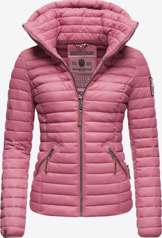 MARIKOO Демисезонная куртка 'Löwenbaby' в Ярко-розовый: спереди