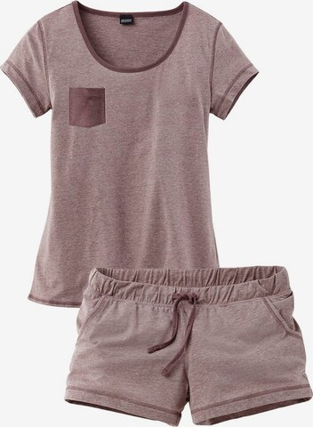 ARIZONA Short Pajama Set in Purple: front