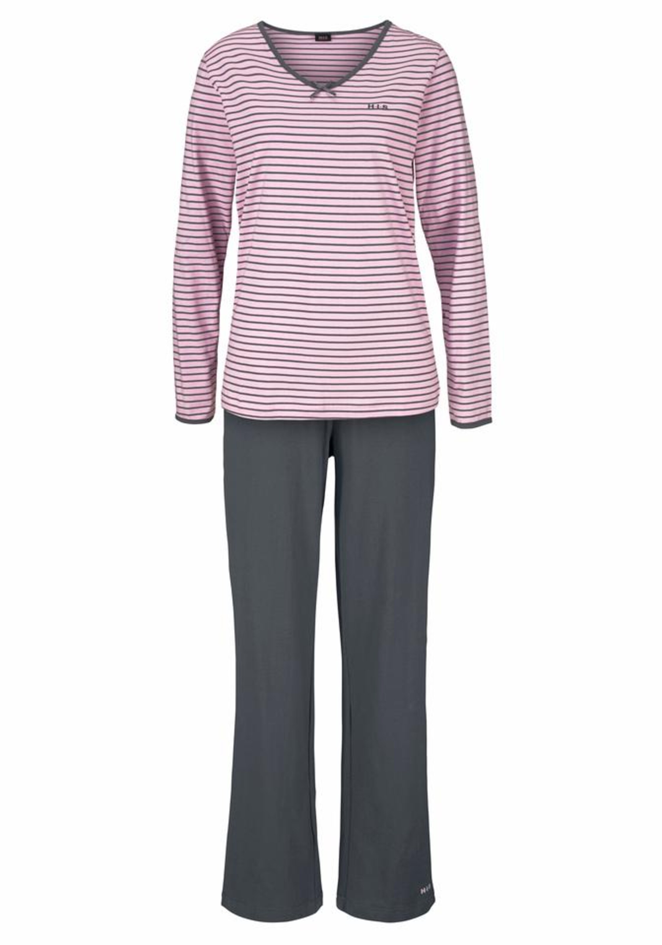 H.I.S Pyjama in Pink: Vorderseite