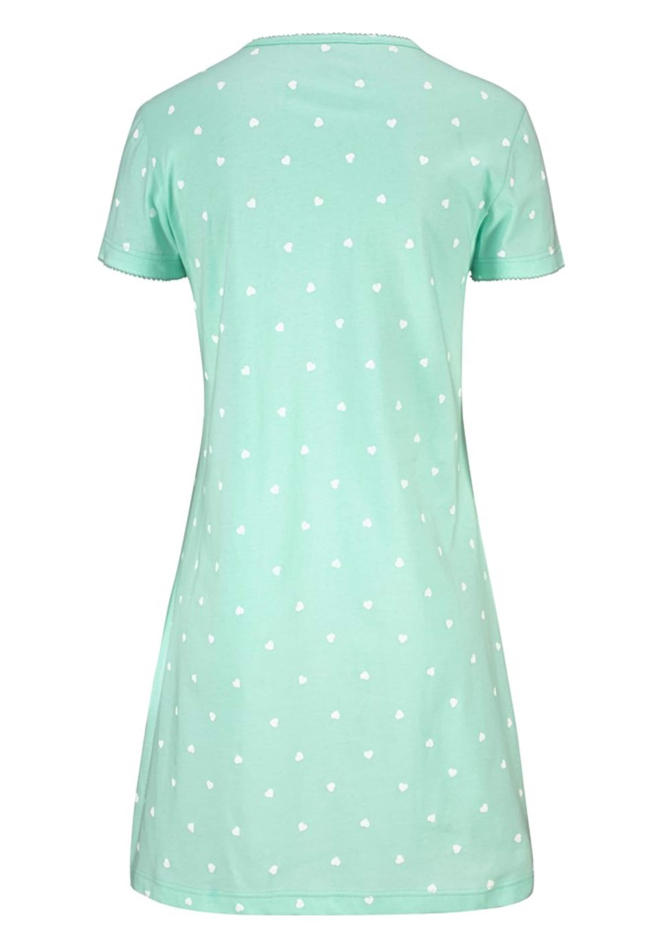 VIVANCE Štandardný strih Nočná košieľka - Zelená