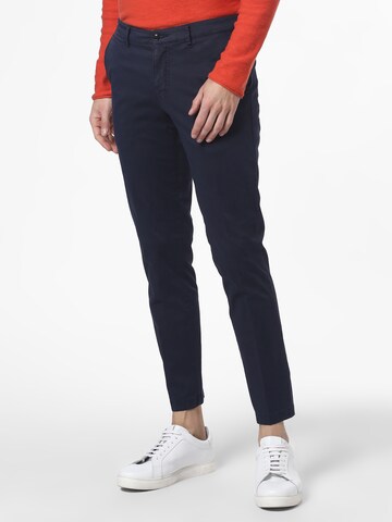 Finshley & Harding London Regular Pants ' Kyle ' in Blue: front