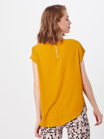 ONLY - Blusa 'VIC' en amarillo: atrás