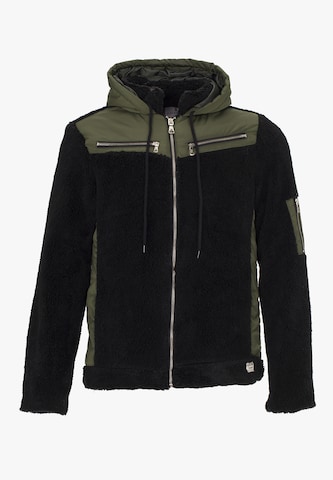 PLUS EIGHTEEN Between-Season Jacket in Black: front