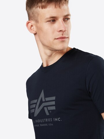 ALPHA INDUSTRIES Shirt in Blauw