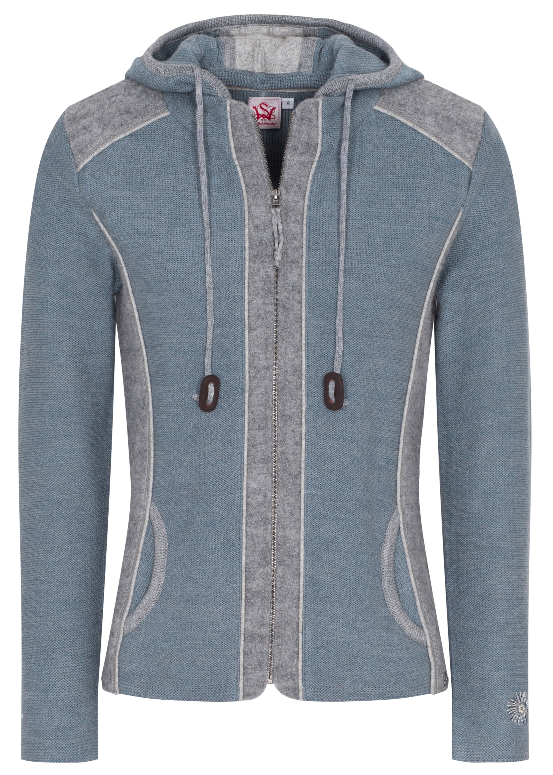 SPIETH & WENSKY - Strickjacke "Majoran" in blau
