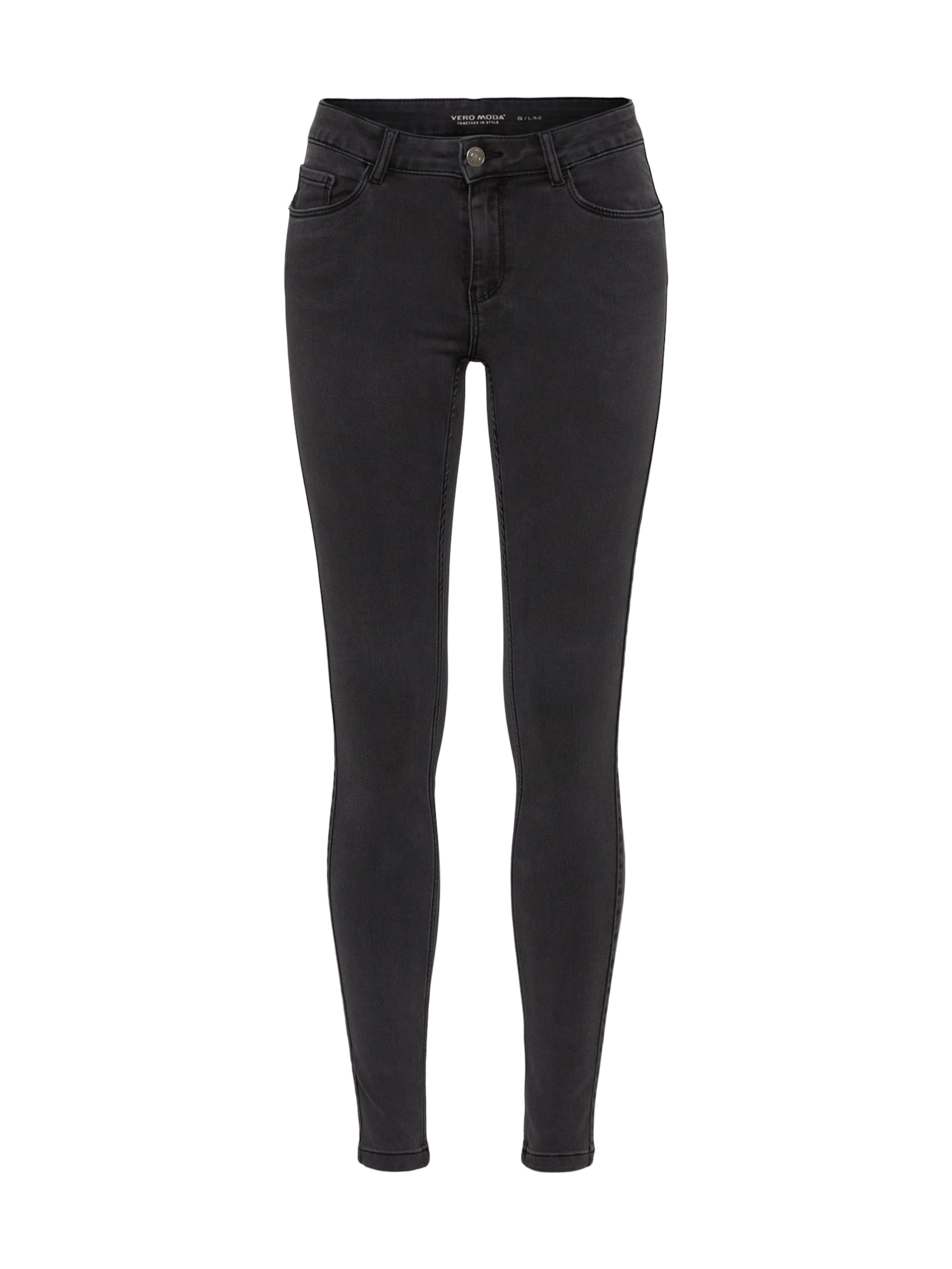 VERO MODA Skinny Jeans 'Seven' in Grey: front