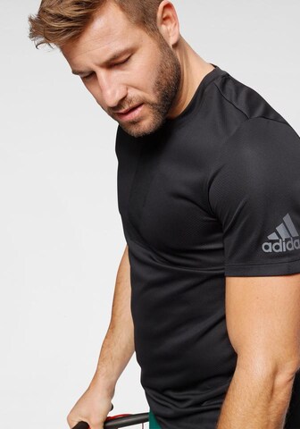 Regular fit Tricou funcțional de la ADIDAS SPORTSWEAR pe negru