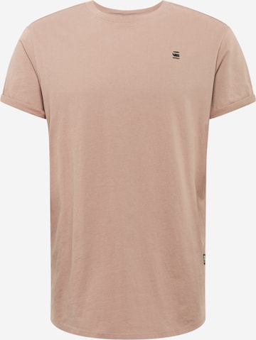 G-Star RAW - Camiseta en marrón: frente