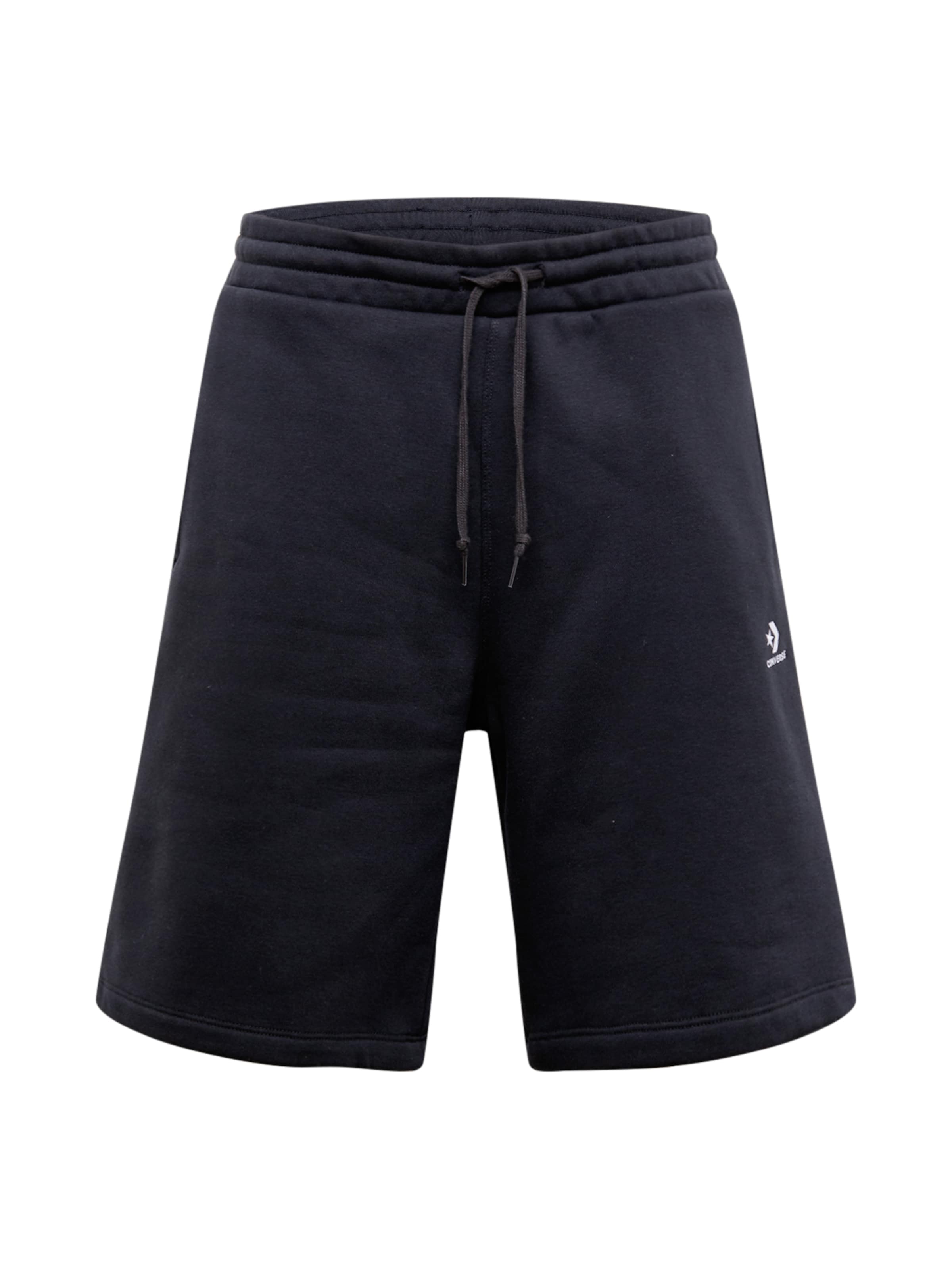 Regular Pantaloni de la CONVERSE pe negru: față