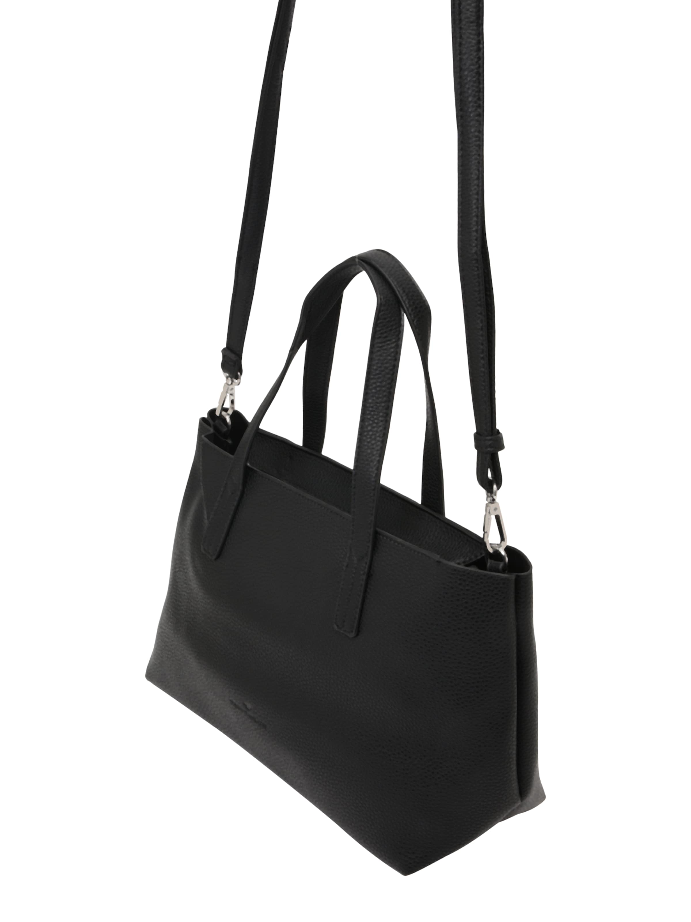 Cabas 'Marla' TOM TAILOR en noir : sur le côté