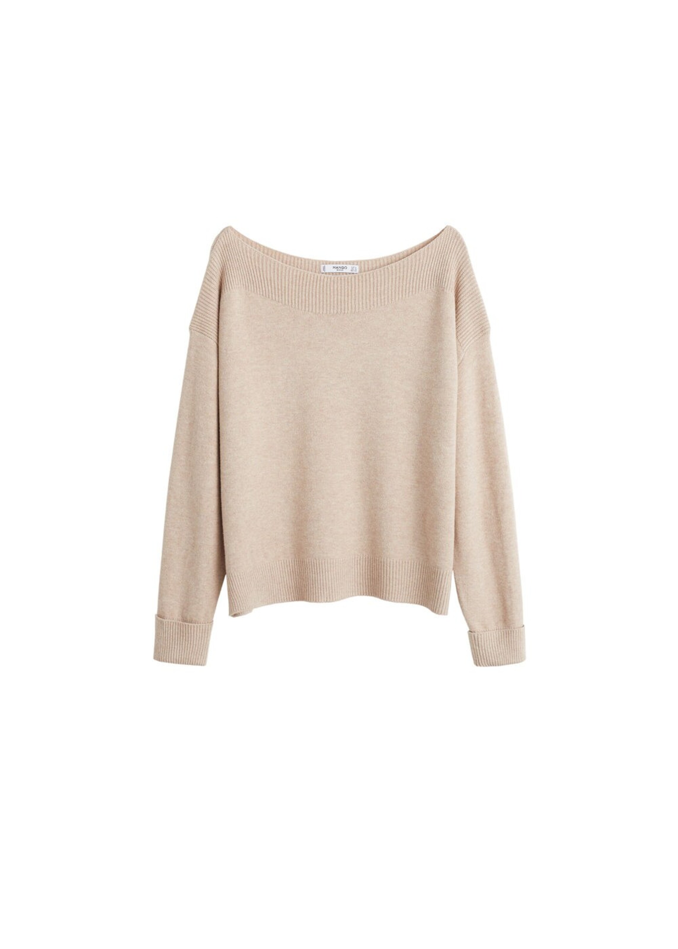 MANGO - Pullover 'Cousin' in cappuccino