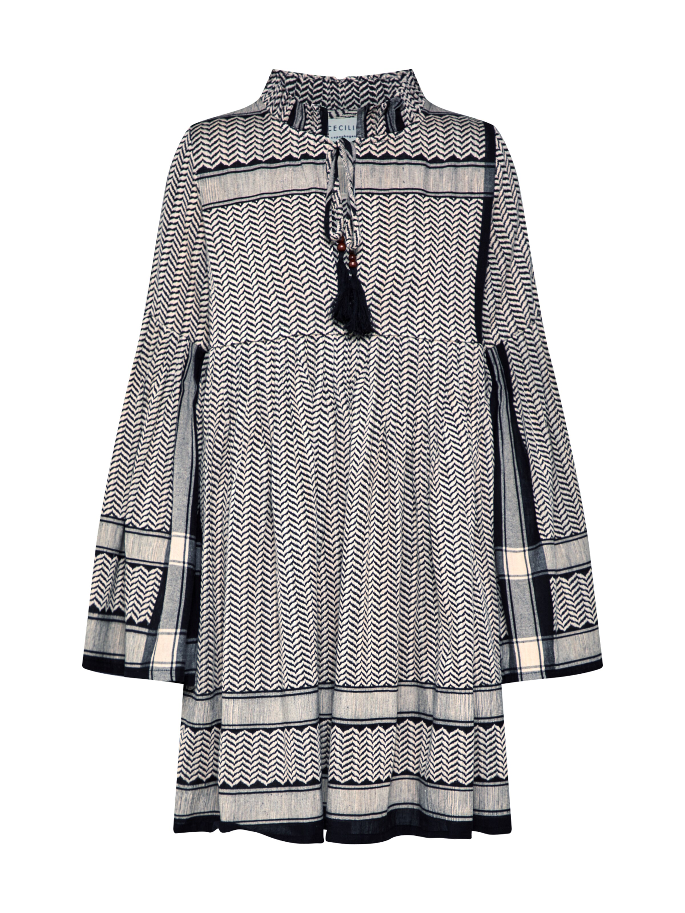 Cecilie Copenhagen - Jurk 'Souzarica Dress' in de kleur Beige