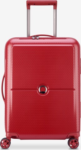 Delsey Paris Trolley 'Turenne Slim Line' in Rood: voorkant