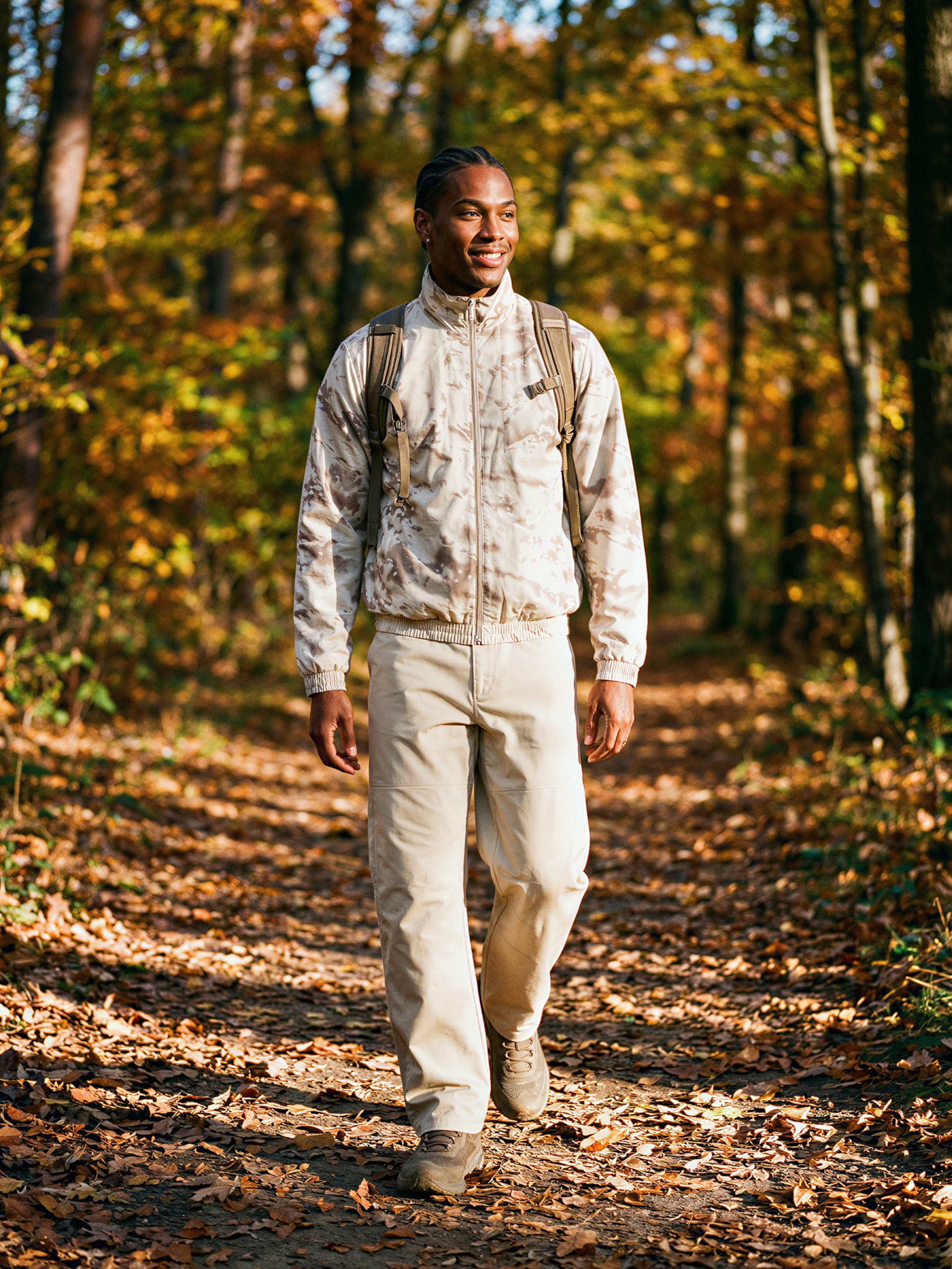 The AY Style Edit - Shifting Sand Camouflage Jacket Look