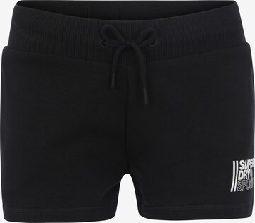 Superdry Regular Sportshorts in Schwarz: predná strana