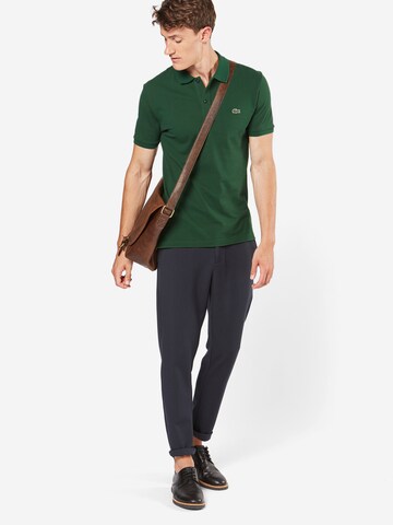 LACOSTE Slim fit Koszulka w kolorze zielony