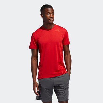 ADIDAS SPORTSWEAR Regular Fit Funktionsshirt in Rot: predná strana