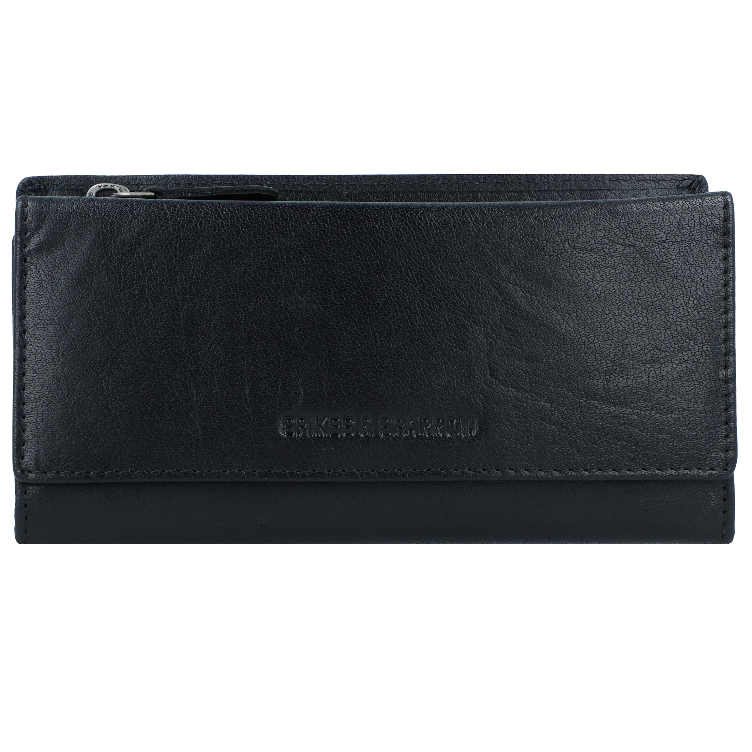 Spikes & Sparrow Portemonnee in Zwart: voorkant