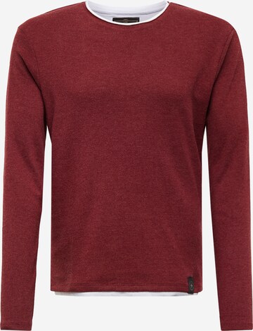 Key Largo Regular Fit Pullover 'MSW SARASOTA' in Rot: predná strana