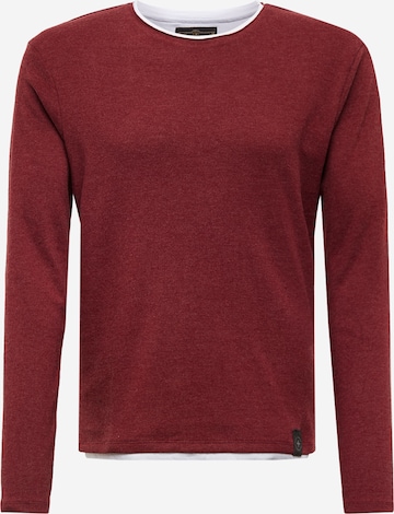 Key Largo Regular fit Sweater 'MSW SARASOTA' in Red: front