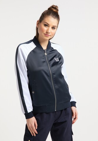 MYMO Between-Season Jacket in Blue: front