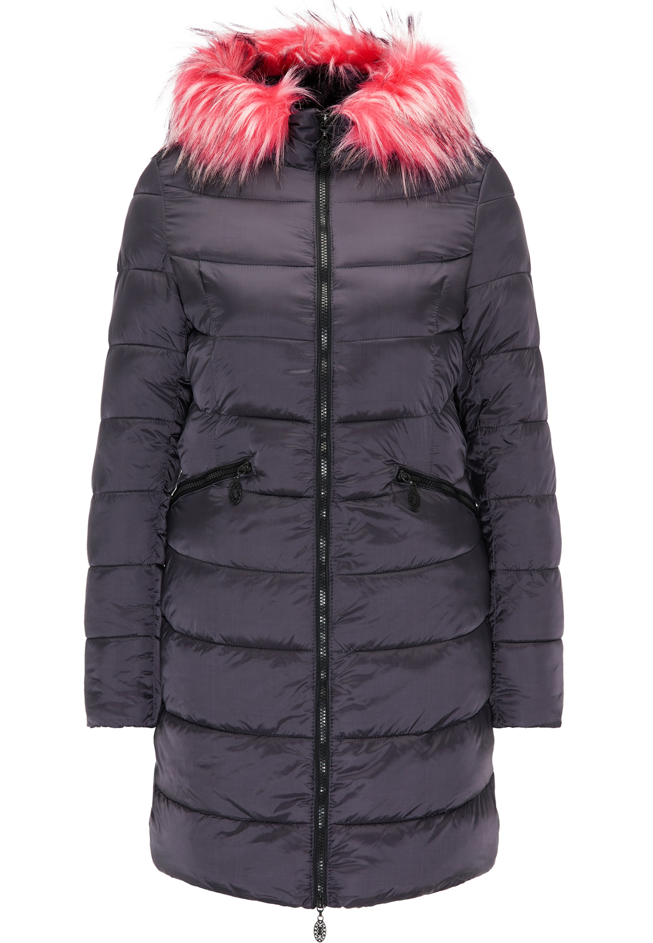 Usha - Winterparka in de kleur Donkergrijs