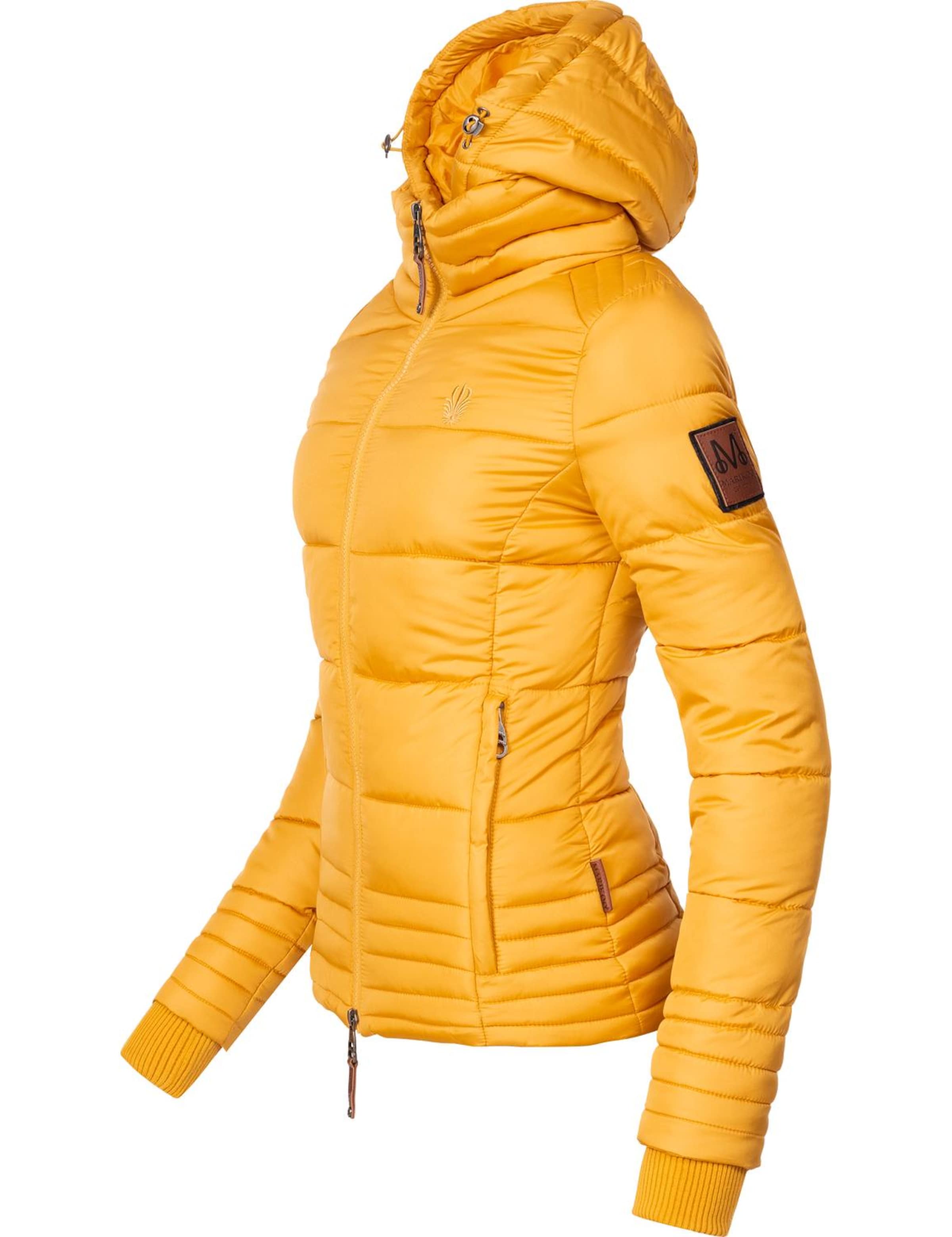 MARIKOO Зимняя куртка 'Sole' в Желтый: спереди