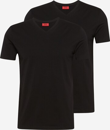 HUGO Shirt 'HUGO-V' in Black: front