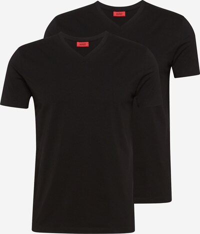 HUGO T-Krekls 'HUGO-V', krāsa - melns, Preces skats