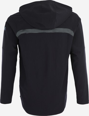 UNDER ARMOUR Sweatshirt 'Threadborne Vanish Popover' in Schwarz: zadná strana