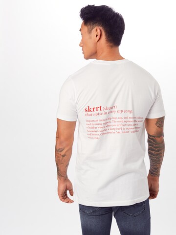 T-Shirt 'That Noise' Mister Tee en blanc : derrière