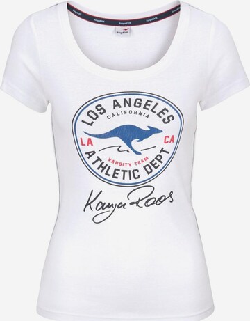 KangaROOS Shirt in White: front