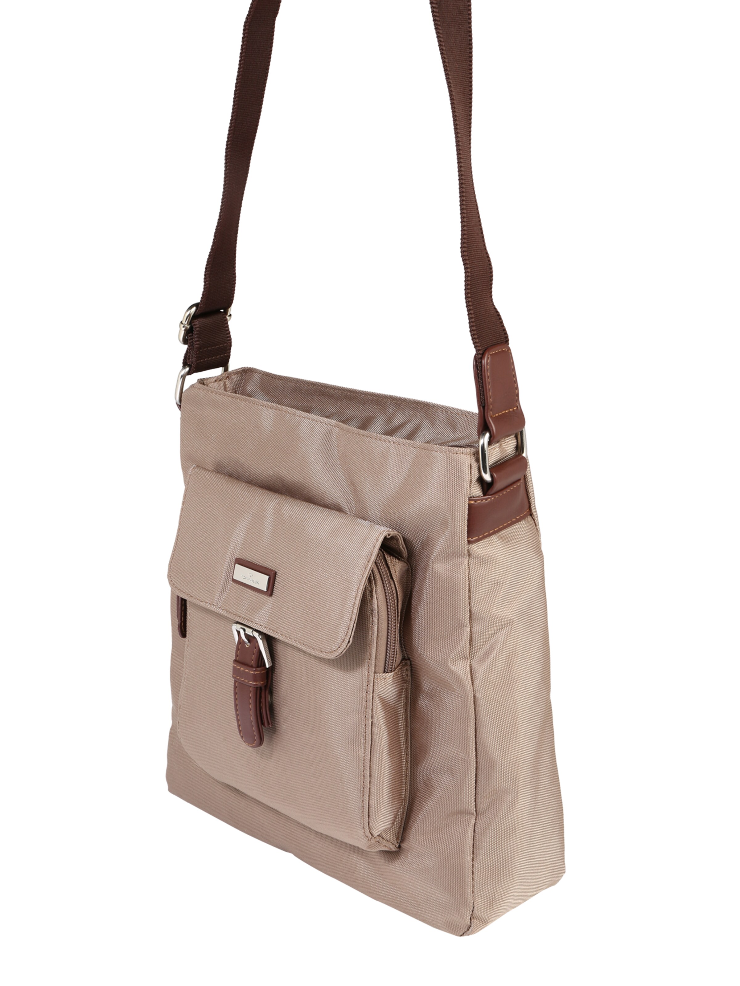 Sac à bandoulière 'Rina' TOM TAILOR en beige : sur le côté