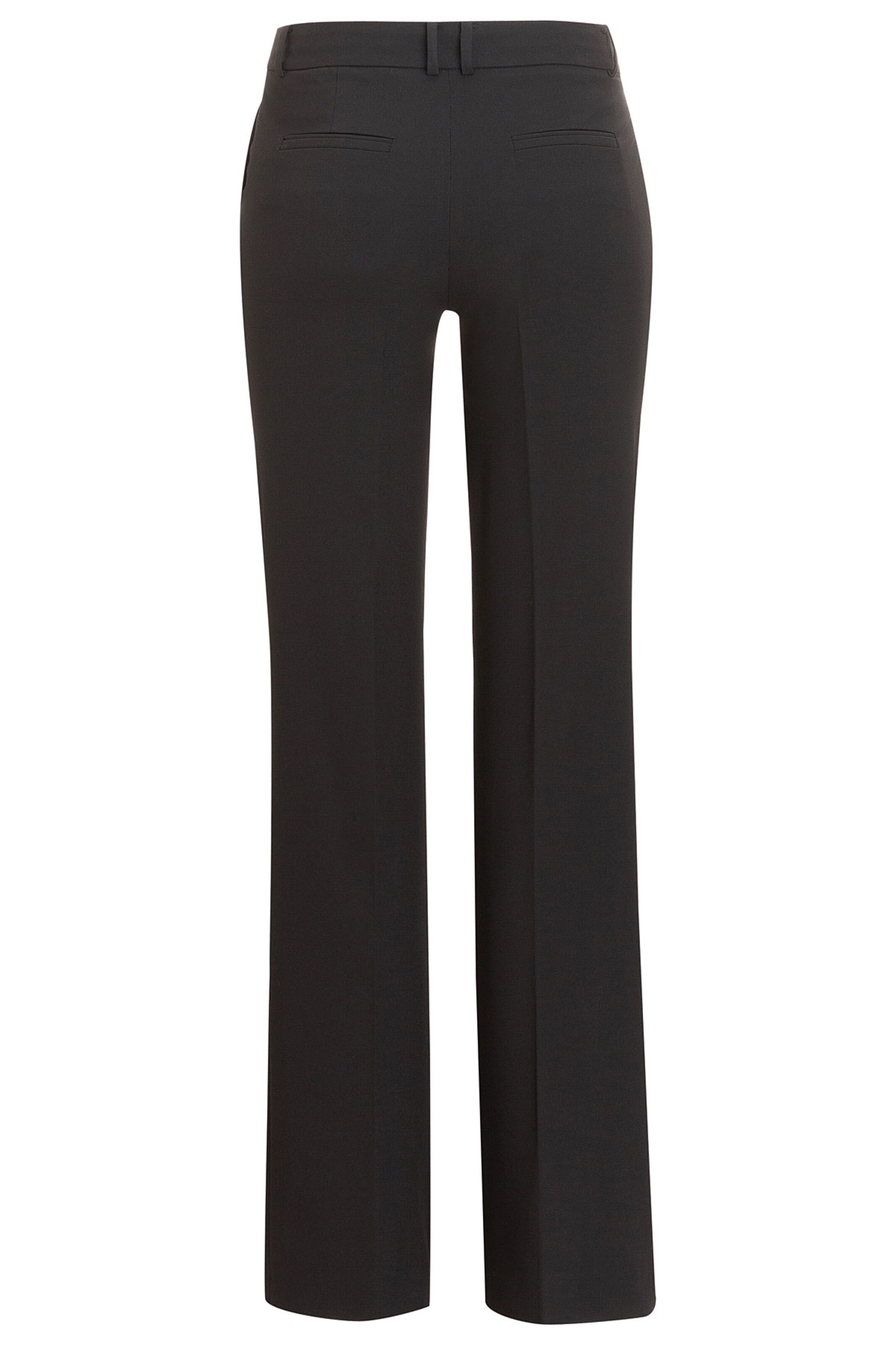 MORE & MORE Обычный Плиссированные брюки 'Hanna' в Черный