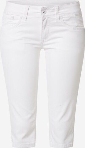 Pepe Jeans Slimfit Jeans 'Saturn' i hvid: forside