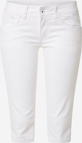 Pepe Jeans Slimfit Jeansy 'Saturn' w kolorze biały: przód
